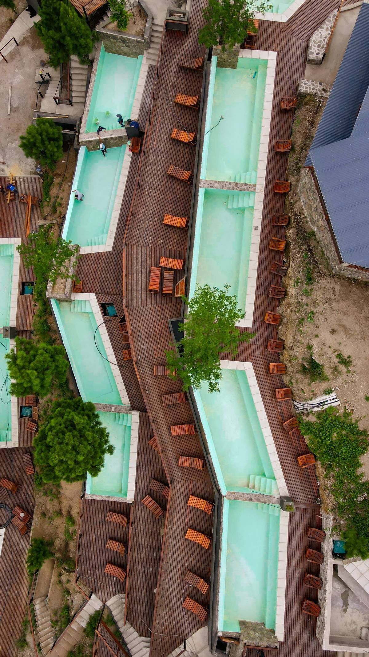 Pool deck